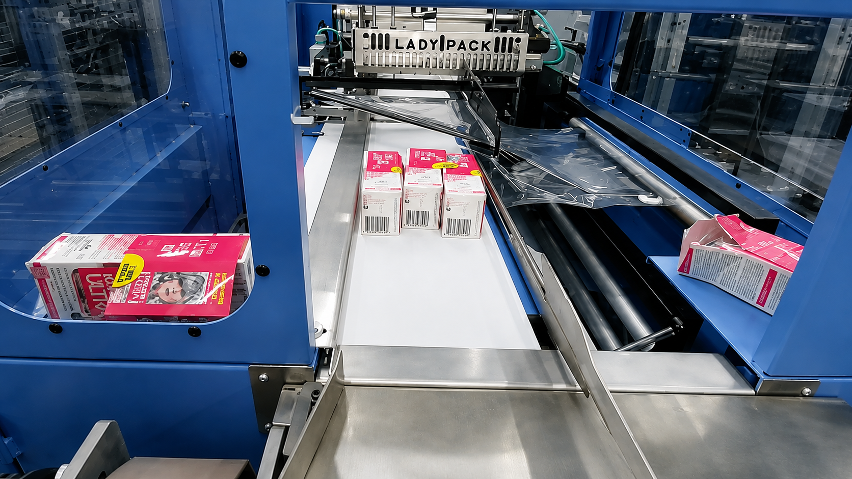 Linie automată de ambalare pentru producător de cosmetice